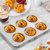 Homikit 1 Pack Muffin Pan, Stainless Steel Cupcake Tin with