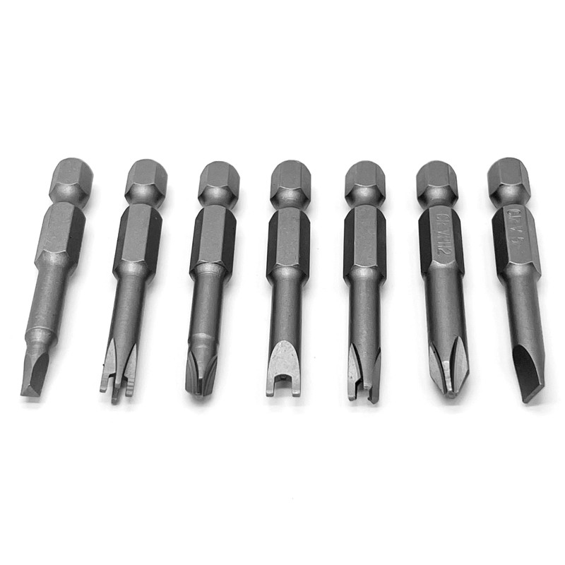 OHIY Special Shape Screwdriver Insert Bit Set Phillips Slotted U-Shape