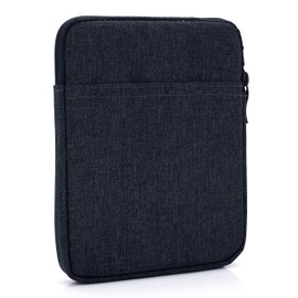 MyGadget Nylon Sleeve Case for Tablets up to 6.8 Inches (18 x 13.5 cm) - Protective Case e.g. Kindle Paperwhite | Tolino Vision 1-4 | Shine 1-3 - Dark Blue