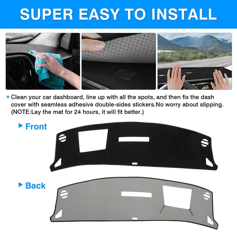 Autorder Dashboard Cover Mat for 2023-2025 2026 Nissan Ariya Accessories