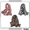 CHROME CRANE (Chrome Crane) Women's Stole Zebra Pattern Animal Design