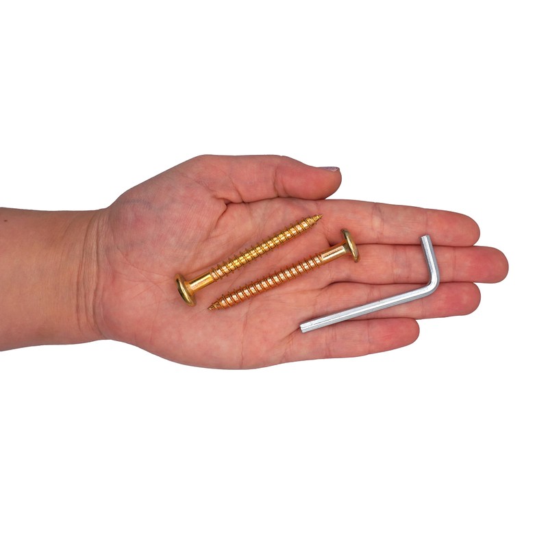 SKIR'CO (Pack of 40) Yellow Zinc Plated Wood Joining Screws