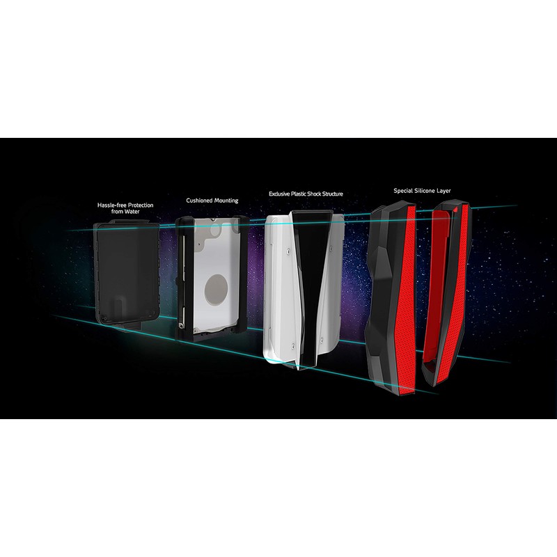 ADATA Disco Duro Externo HDD HD770, RGB, 2 TB, Resistente