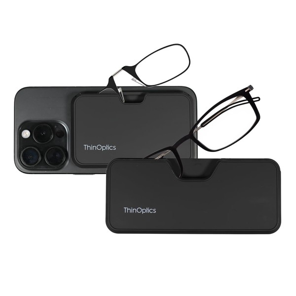 ThinOptics Bundle - Reading Glasses and Armless On-Nose Readers with