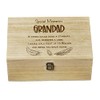 ukgiftstoreonline Grandad Remembrance Large Wooden Memory Keepsake Box Gift