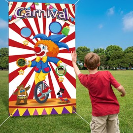 Carnival Games, Carnival Bean Bag Toss Games, Carnival Decorations, Carnival Theme Party Decorations, Carnival Games for Kids Party, Circus Party Favors Outdoor Games, Circus Backdrop Decorations