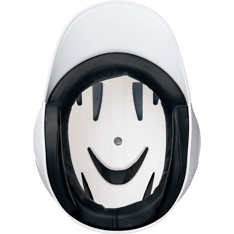 Zett Baseball Hard-Hitting Player Helmet, Pro Status, Matte Finish, White