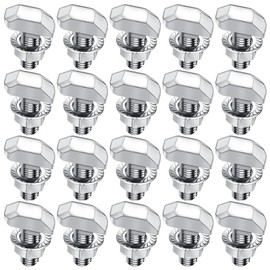 Hammer Head Screws M6 x 12 Stainless Steel A2-70, Pack of 20 Hammer Head Screws with Locking Tooth Nuts Flange Nuts M8 Screws for PV Solar Mounting Rails Greenhouse and Photovoltaic