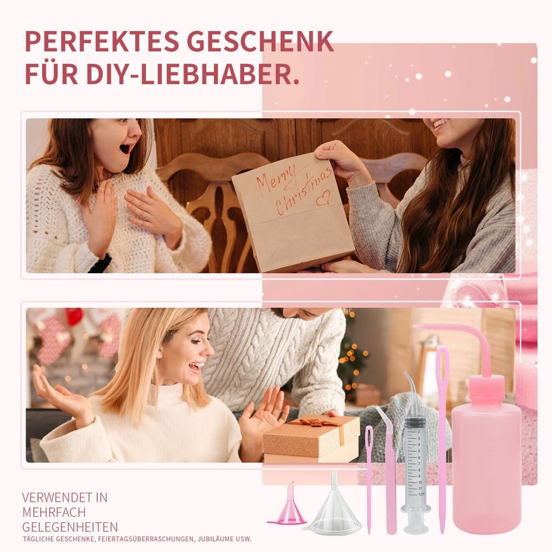 Snow Globe Cup Accessory for Glitter Snow Globe (PINK)