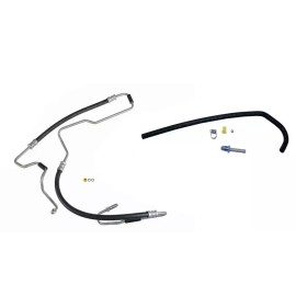 Sunsong North America Fits For 05-10 Grand Cherokee Commander Power Steering Pressure Return Hoses 2pc