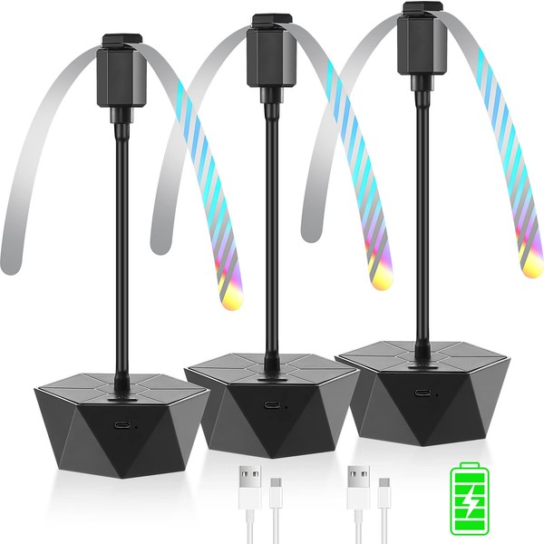 chemotex Fly Fans for Tables Rechargeable Fly Repellent Fans for