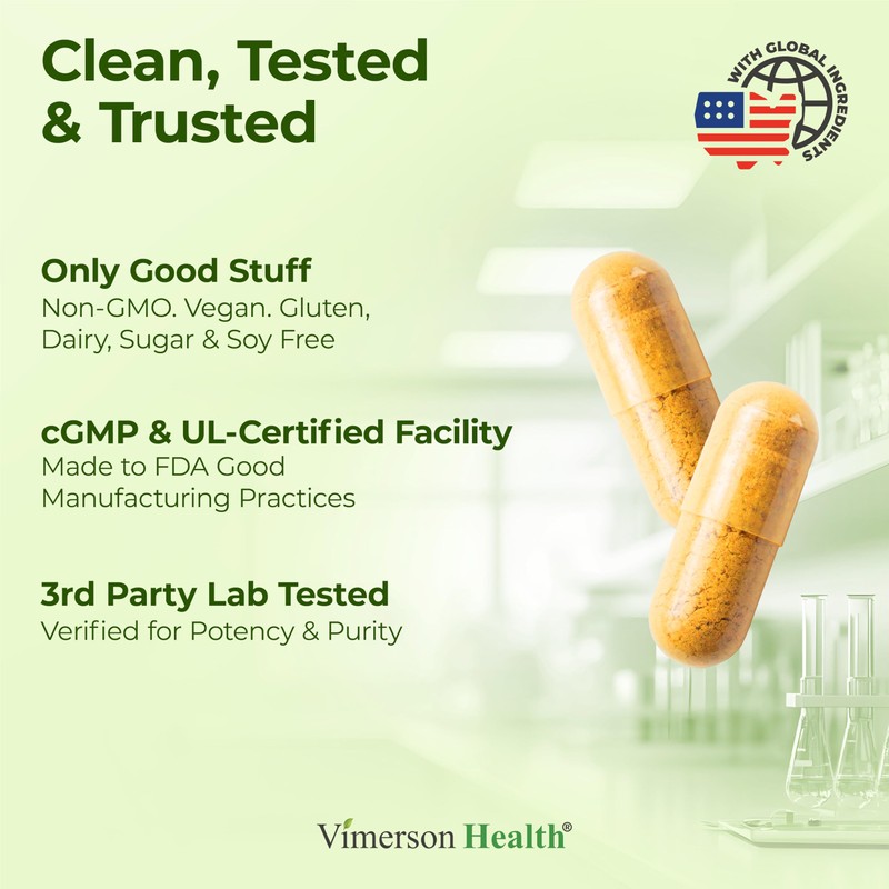 Turmeric Curcumin Supplement with Green Tea Extract (ECGC) & Vitamin