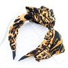 Leopard Big Bow Headbands for Women Girls Large Hair Bows