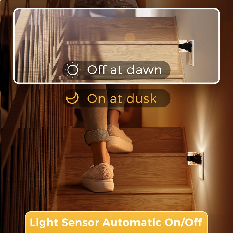 L LOHAS LED Night Light, Bubble Night Lights Plug into
