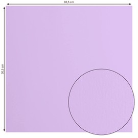 Florence Cardstock Smooth - Coloured Card Making Supplies 12 x 12 inch - Purple - 20 Sheets - Coloured Paper for Scrapbooking, Card Making, Die Cutting and Paper Crafts - 216 GSM - Hyacinth