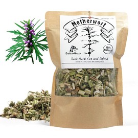 EidolonGreen [China Medicinal Herb] Motherwort (Leonurus cardiaca/Leonurus Japonicus/Yimucao/益母草/익모초) Dried Bulk Herb 3 Oz (88 g)
