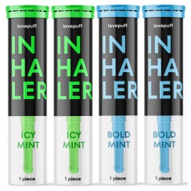 LovePuff 4 PACK Natural Habit Replacement  BOLD MINT and ICY MINT