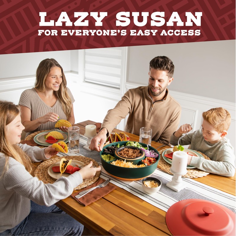 Taco Tuesday Kit - Taco Bar Serving Set for a
