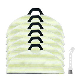 HMHAMA 6Pack Mop Pads Accessories for Shark RV2001WD AV2001WD Robot Vacuum Replacement Parts