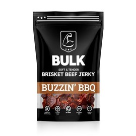 Bulk Brisket Beef Jerky - Soft and Tender - All Natural BBQ 2.25 Oz