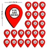 You are Here Map Pointer Stickers 0.5 x 0.7 Inch