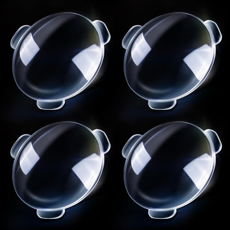 Biconvex Lens Set, Pop-Tech Glass Lens Bi-Convex 34mm Diameter 45mm