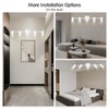 BoostArea Track Lighting Fixtures Ceiling, 5 Light White Track Light