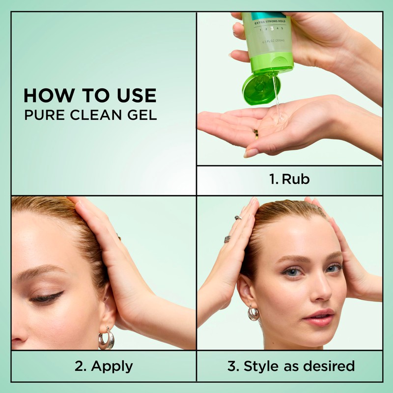 Garnier Fructis Style Pure Clean Styling Gel 6.8 oz