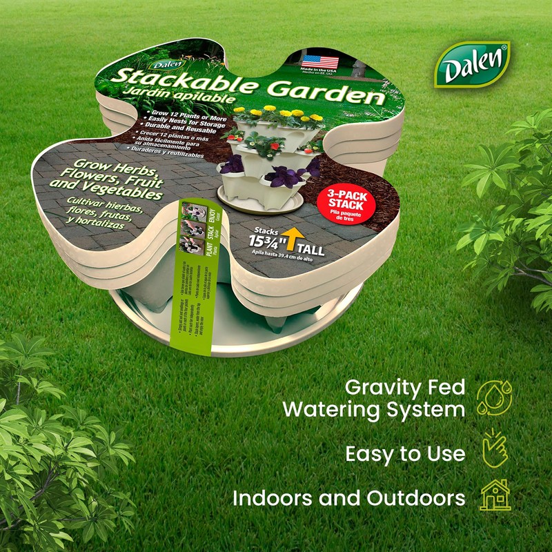 Dalen Stackable Garden - Indoor & Outdoor Vertical Planter -