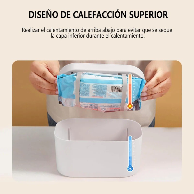 Calentador De Toallitas Húmedas Led Termostato Para Bebés