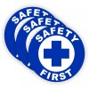 Unbranded/Generic 3 Safety First Hard Hat Stickers / Decals / Helmet Labels / Electrician Plumber
