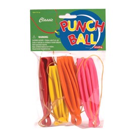 Schylling Punch Balloons - Includes 4 Balloons - Color May Vary (Pack of 1)