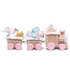 Hodao Easter Train Figurine Handcrafted Bunny and Chick Decoration Adorable