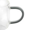 Gibson Soho Lounge Stackable Glass Espresso Cups with Rack, Glass,