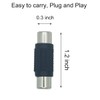 ZHLATECK RCA Female to RCA Female Audio Connector Adapter, RCA