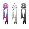Harlorki 3 PCS Multi-function Skull EDC Tool Pocket Stainless Steel