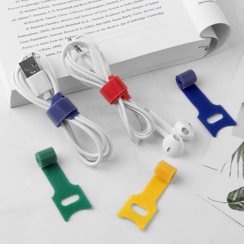 6 Inch Length Reusable Hook and Loop Cable Ties ，Strong