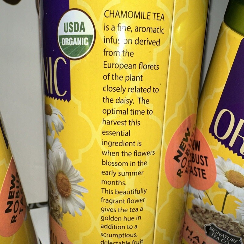 Signature Tea Co. 🫖 Organic CHAMOMILE Herbal Tea 🫖 3