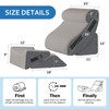 Ahpmeoa 5Pcs Orthopedic Bed Wedge Pillow Set for After Surgery,