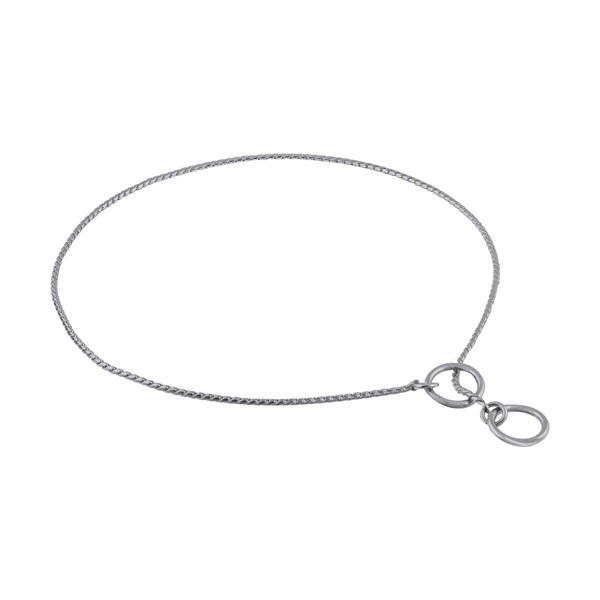 Alvalley Metal Chain Dog Show Collar - Pet Slip Collar
