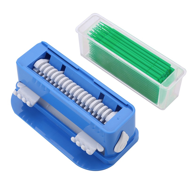 Dental Disposable Micro Applicator Tip Bendable Sticks Brush Dispenser with