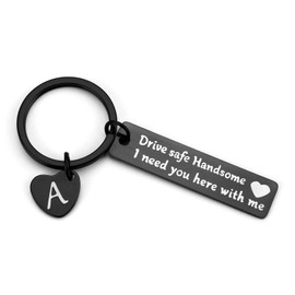 SHTALHST Drive Safe Keychain, Boyfriend Keychain,New Driver Gifts, Durable Drive Safe Keychain for Husband,Boyfriend Keychain from Girlfriend,Husband Keyring