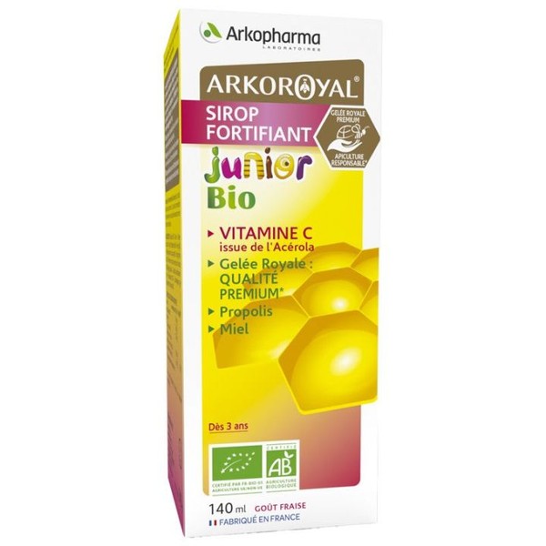 Arkoroyal Sirop Fortifiant Junior Bio 140 ml