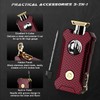 5-in-1 Torch Lighter with Cutter, Punch, Holder, and Draw Enhancer