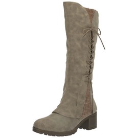 MUK LUKS Women's Lucy Lonnie Fashion Boot, Taupe, 7