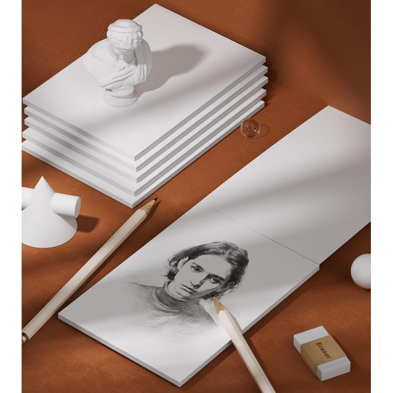 Roneky Notepads A6, 6 Pack Small Note Pads, Server Note