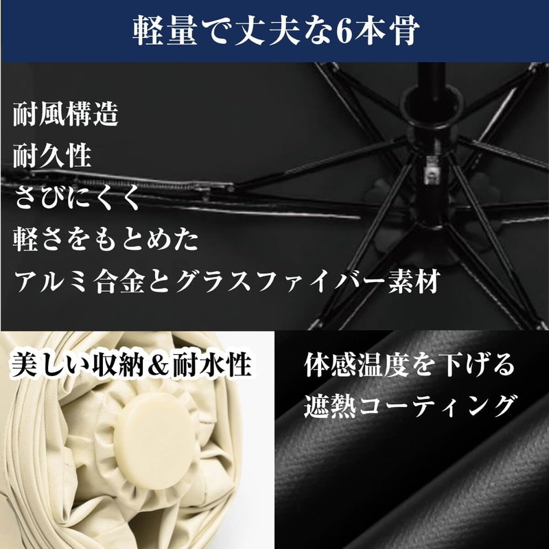 Parabrella Folding Umbrella, One Touch, Automatic Opening/Closing Shape, Folding Umbrella,