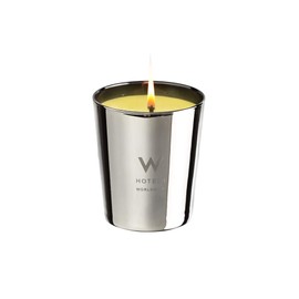 W Hotel Citrus Herb Candle - Notes of Fresh Citrus and Herbs - Mirrored Glass Vessel - 12 oz.