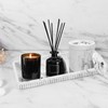 Resin White Marble Bathroom Accessories Set 5 Pcs, Lotion Soap