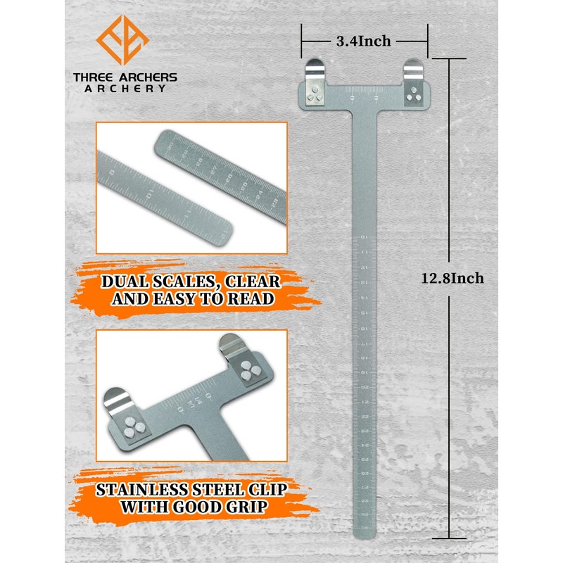 THREE ARCHERS Archery T Bow Square Set Bowstring Nocking Point